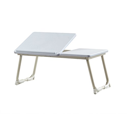 Coavas Folding Portable Laptop Desk Table Stand, Plateau Notebook de lit, Mike Blanc Couleur 0708624687064 coavas