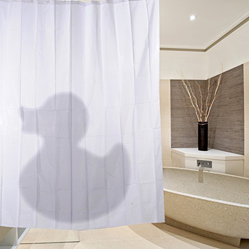 Zyurong Rideau de douche étanche et durable Mot...