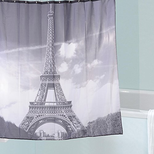 Zyurong Rideau de douche étanche et durable Mot...