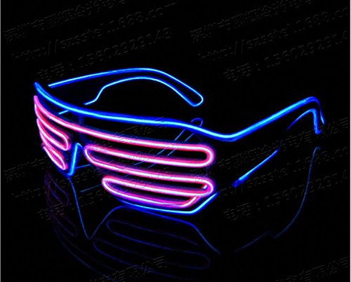 El fil néon lunettes de fête led avec boîte de ...