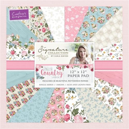 Anglais country garden papier pad, multicolore,...