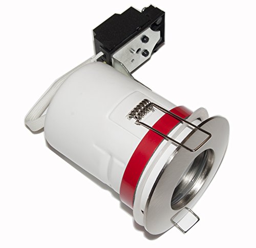 Hive LEDHIVE Premium GU10 IP65 Spot encastré-Salle de Bain-finition acier brossé-feu code EAN 0709998444390 