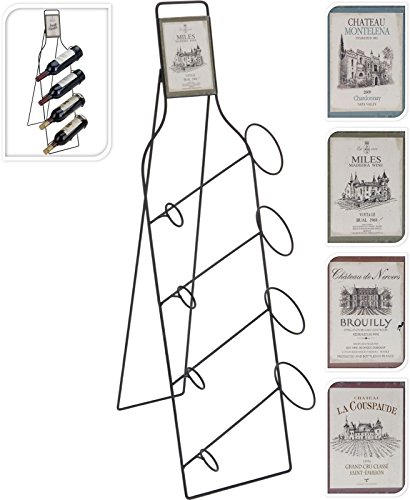 Bouteille de vin étagère bouteille pliable Supp...