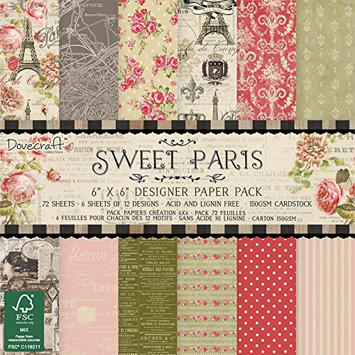 Lot de feuilles de papier-fsc-sweet paris