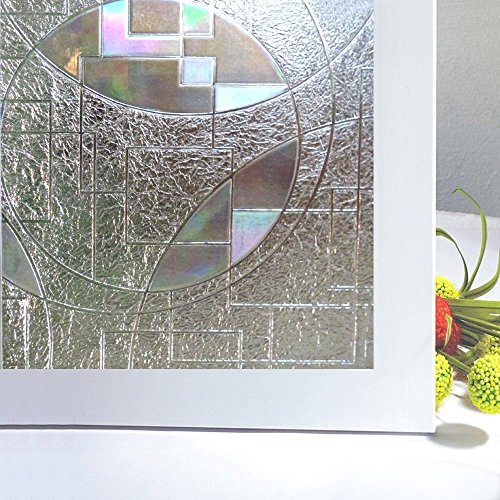 Film adhésif pour fenêtre décoratif repositionn...