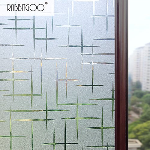 Film pour vitrage décoratif statique adhésif au...
