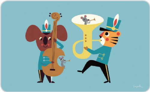 Planche de petit-déjeuner pour enfant motif rét...