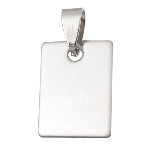 - 10pcs pendentif seul charm - pour lettrage - ...