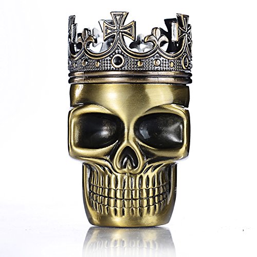 Crâne style grinder métal moulin à herbe moulin...