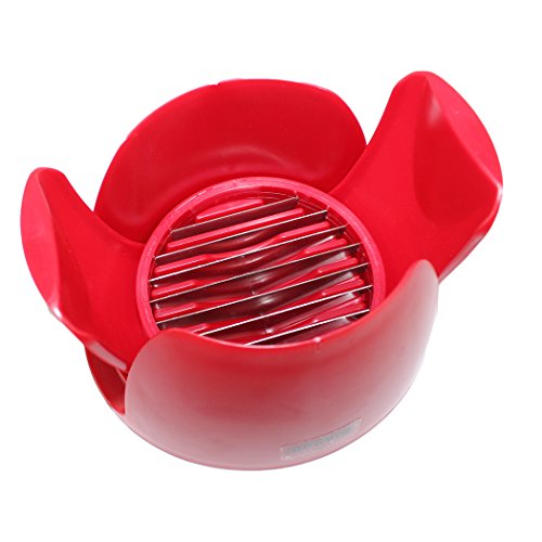 Dianoo Lame en acier inoxydable manuel tomate oignon slicer fruit chipper cuisine gadgets cutter - rouge, 1pcs code EAN 0711508415295 