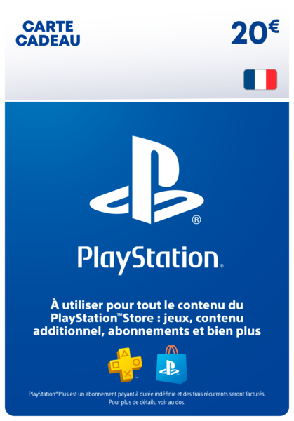 SONY CARTE PLAYSTATION 20€
SONY code EAN 0711719455097 