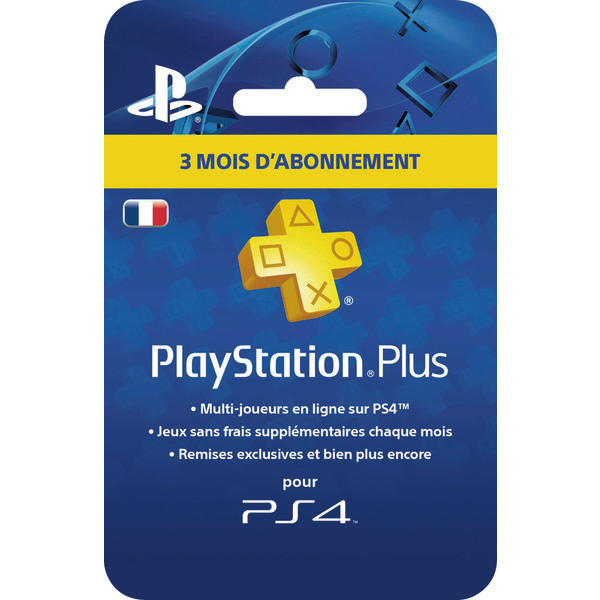  Abonnement "Playstation Plus" 3 mois code EAN 0711719811046 