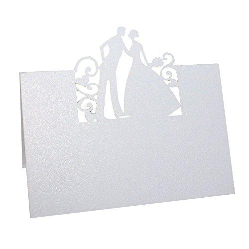 50pcs Marque Place Carte de Table de Mariage Mo...
