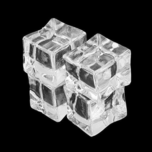 20pcs Glaçon Cube de Glace Artificiel Acrylique...