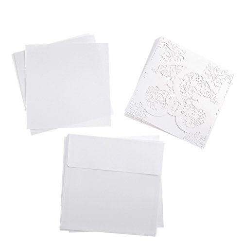 10 Ensembles de Découpé Cartes d'Invitation de ...