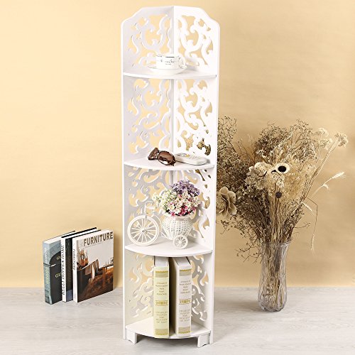 Étagère d'angle meuble rangenment cuisine salle...