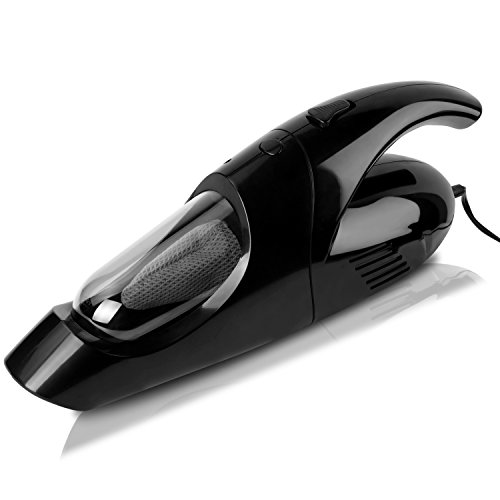 YIPIN Aspirateur, YIPIN 80W 12V Mini Aspirateur de Voiture Puissant Auto Aspirateur à Main avec un Cordon d'Environ 4m et Divers Accessoires 0711765896936 (0711765896936)