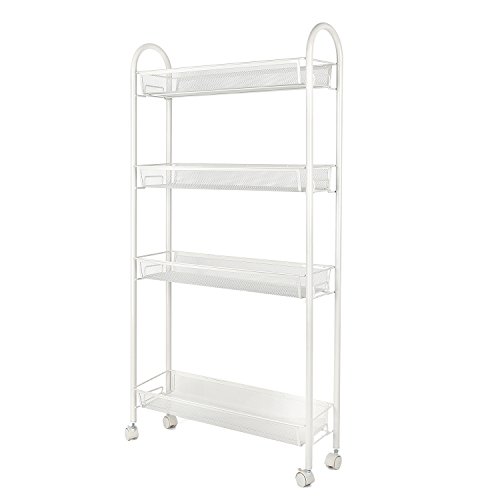 Chariot de stockage d'espace 4 etages meuble de...