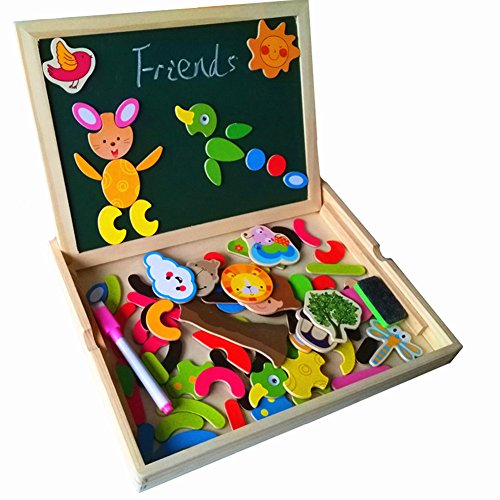 Puzzle tableau bois magnétique planche à dessin...