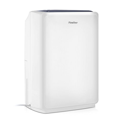 Finether 16l / d déshumidificateur d'air lcd numérique anion purificateur d'air sèche-linge programmateur de dégivrage drainage continu pour damp mould maison cuisine ue code EAN 0712073045092 