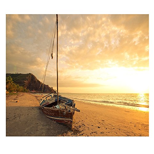 Blxecky Diy 5d diamant peinture point de croix broderie diamond painting kits salon chambre décoration autocollant mural,plage de sable(14x14inch/36x36cm) code EAN 0712217416702 