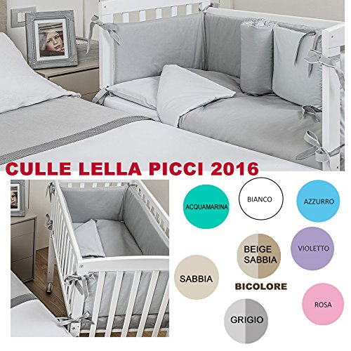 Lella Picci Lit berceau blanc avec linge de lit...