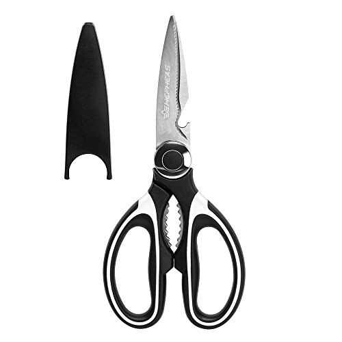 HEPHEAS Kitchen Shears with Soft Grip Handles-B...