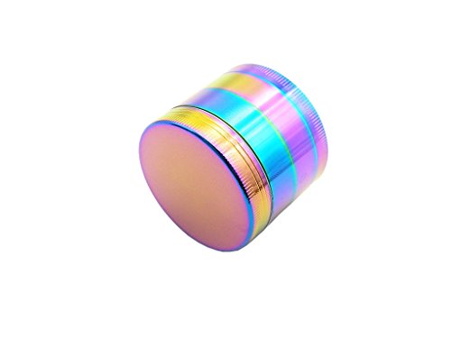 Générique Rainbow Grinder, Generic Multi-color 4 Pieces Tobacco Grinder Spice Grinder Herb Grinder with a cleaning brush (50X40MM) code EAN 0712383963567 