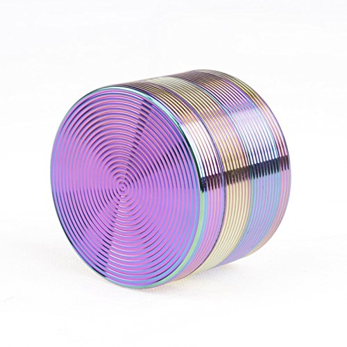 Générique Rainbow Grinder, Generic Multi-color 4 Pieces Tobacco Grinder Spice Grinder Herb Grinder with a cleaning brush (63*45) code EAN 0712383963574 