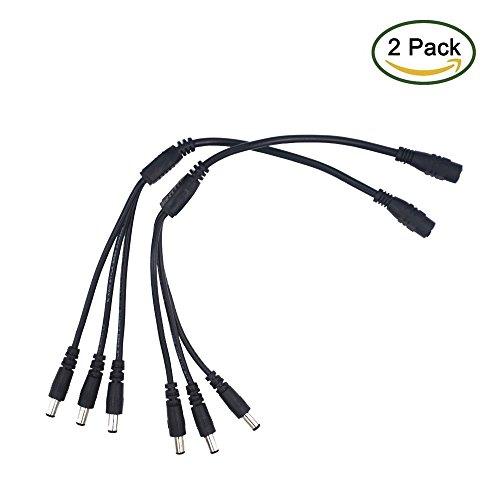 2pcs DC 1 femelle vers 3 connecteurs Répartiteu...