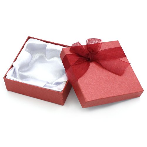 1pc boites bijoux boites cadeaux en papier carr...