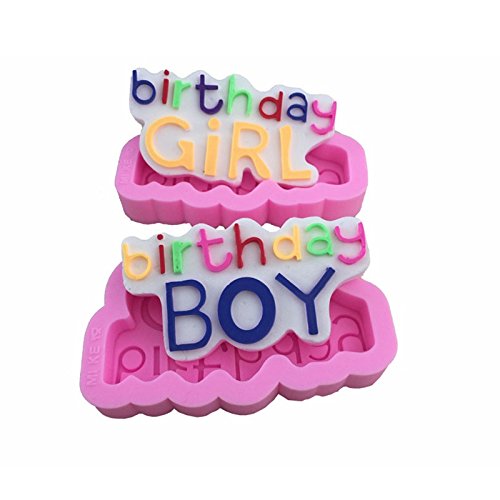 Moule en silicone Bonne Chance d'anniversaire m...