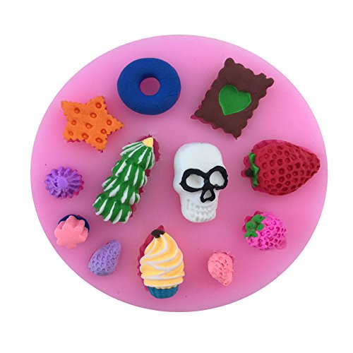 Moule en silicone forme fruits silicone pour ma...