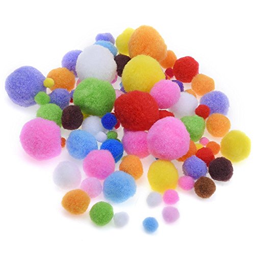 Couleurs assorties craft pompons pour artisanat...