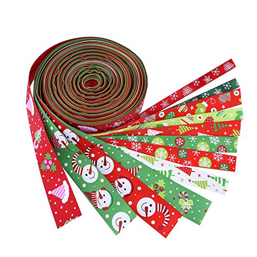 Ruban grosgrain de noël satin de vacances d'hiv...