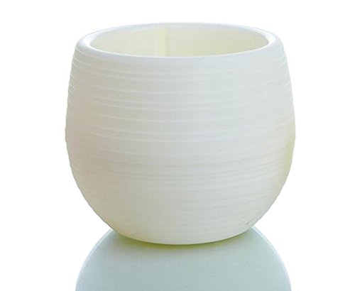 Pot de fleur en plastique cylindrique pots coré...