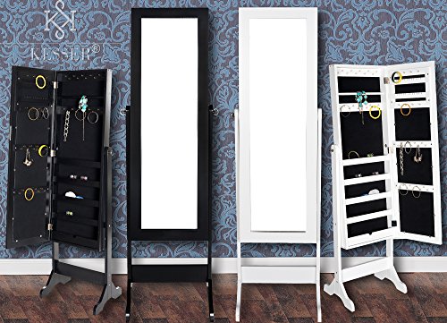 Miroir sur pied armoire à bijoux miroir armoire...