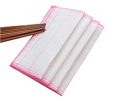 10 pcs torchon fibre de bambou de charbon de bo...