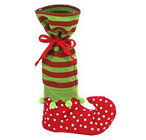 Sac de bonbons elfe forme de chaussettes père n...