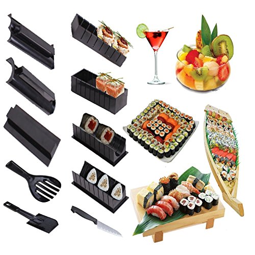 10 pcs Kit de Moule à Sushi Maker outil Moule p...