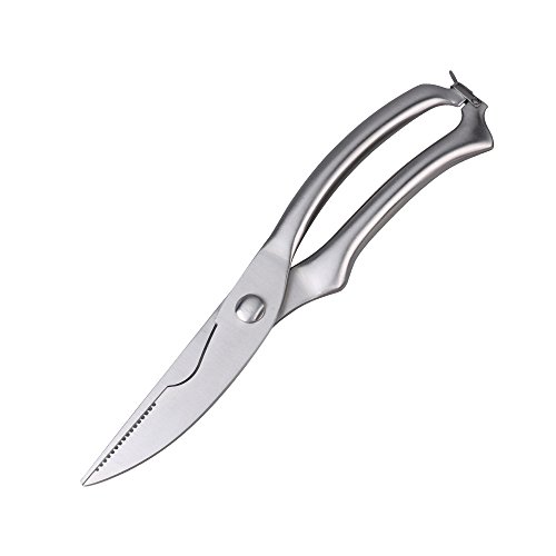 Professionnels ciseaux de cuisine - heavy duty ressort en acier inoxydable de cuisine ciseaux - all-purpose butcher poultry & meat, chop herbes, carve couverts barbecue ciseaux 0713524007959 KanCai