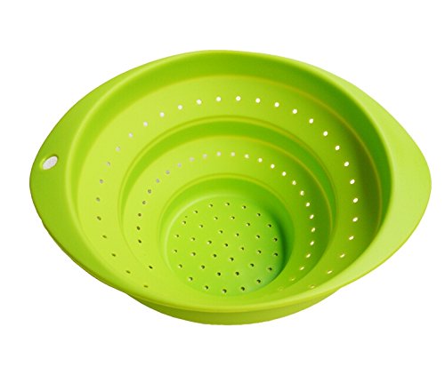 Dégradé de cuisine Passoire pliable en silicone...