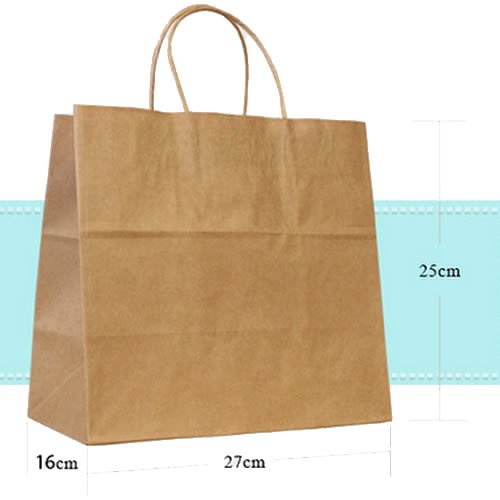 exo.nu 10 Sacs papier kraft déjeuner piquenique sac de nourriture en