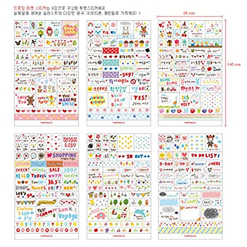 6/30/60 pcs diy autocollant adhésif scrapbookin...