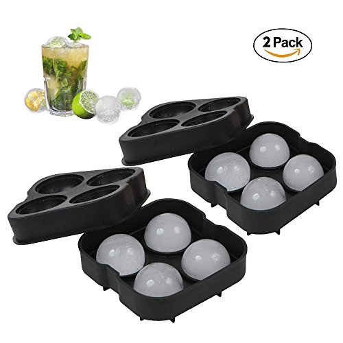 Ice Ball Maker ecooltek Lot de 2 x 4 x 4,5 cm b...