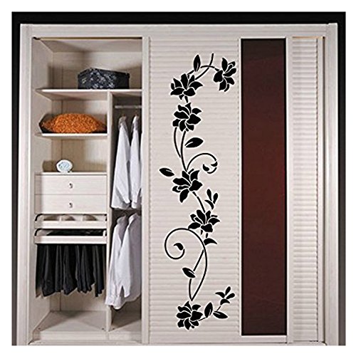 Stickers muraux classique rattan fleur amovible...