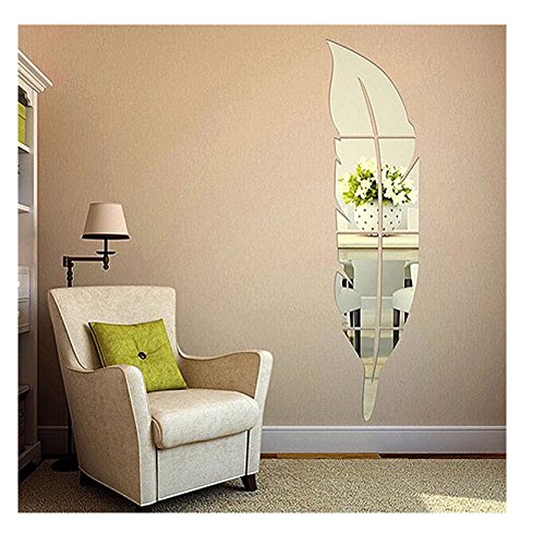 Sticker murale miroir salle de bains décoration...