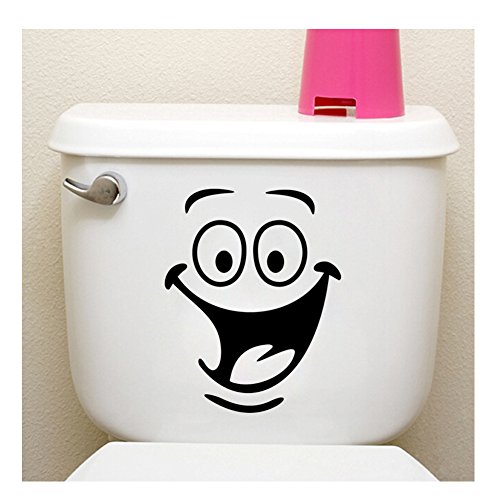 Stickers mural pour salle de bain wc décor stic...