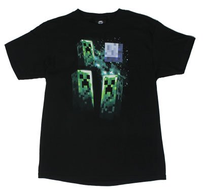 JINX Trois Creeper Minecraft T-Shirt pour enfant Taille S code EAN 0713757230629 
