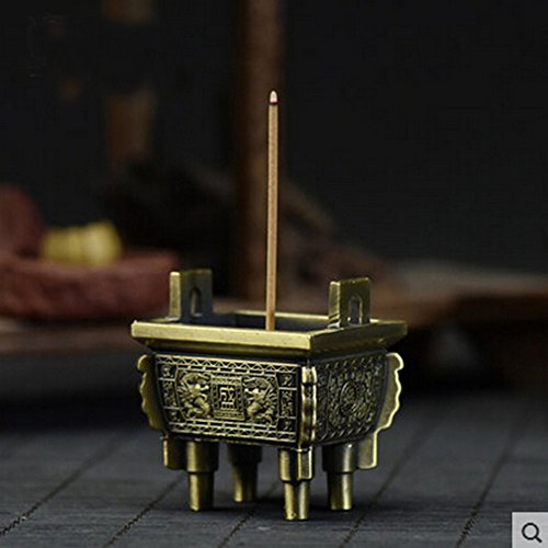 XIDUOBAO xiduobao chinois style en alliage de brûleur d'encens en métal Support de brûleur d'encens bouddhiste bougeoir censer- Decor, maison décoration. Super Mini brûleur d'encens. code EAN 0713803467542 